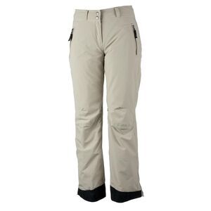 NWT Obermeyer Birmingham Insulated Ski Pants Beige Waterproof Snow Size 10